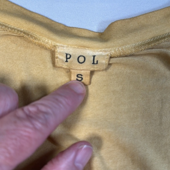 POL Gold Yellow Sleeveless Tank Top Small Vintage Distressed Trashed Look - Picture 6 of 10